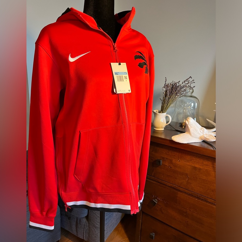 NWT official Nike Raptors 75th anniv showtime performance full zip hoodie - med